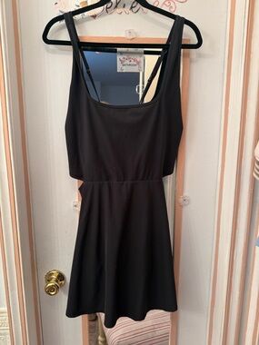 Abercrombie & Fitch Black Mini Tank Dress